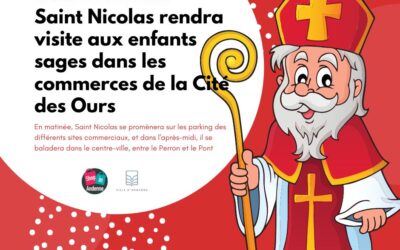 Pour les enfants sages, Saint Nicolas sera de passage à Andenne le samedi 04 décembre